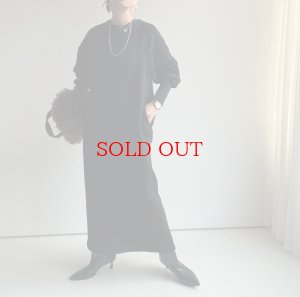 画像3: ●数量限定●裏毛布シリーズ●【11/11 LIVEアイテム】裏毛布リブ袖ワンピ