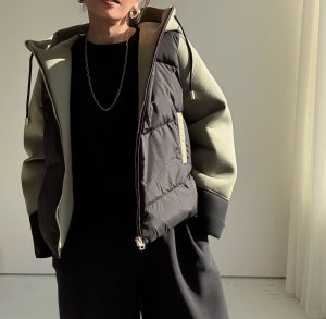 画像6: ●期間限定掲載●【 11/14LIVEご紹介アイテム】異素材ドッキングボンディングダウンジャケット（メーカー確認後お取り寄せ）