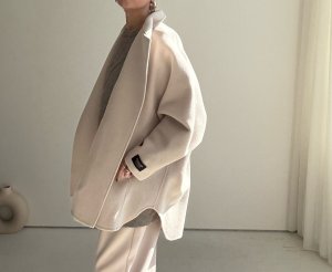 画像10: ●アウターフェア【11/18 LIVEアイテム】ドルマンオーバーウールコート