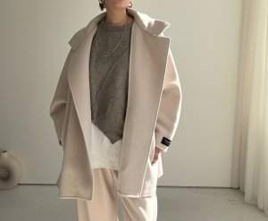 画像9: ●アウターフェア【11/18 LIVEアイテム】ドルマンオーバーウールコート