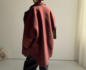 画像2: ●アウターフェア【11/18 LIVEアイテム】ドルマンオーバーウールコート