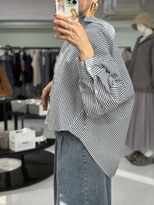 画像5: ●期間限定●ご予約10倍ポイント対象●ayane26ss【11/21 LIVEアイテム】ボタンタックスリーブシャツ（予約/3）