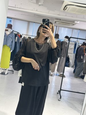 画像3: ●期間限定●ご予約10倍ポイント対象●ayane26ss【11/21 LIVEアイテム】シフォンスリーブプルオーバー（予約/2）