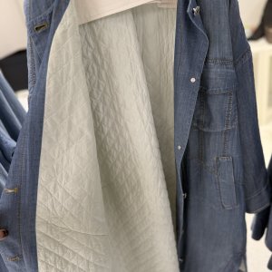 画像2: ●期間限定●ご予約10倍ポイント対象●ayane26ss【11/21 LIVEアイテム】シアーデニムシャツコート（予約/2）