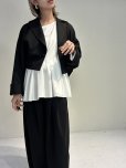 画像6: ●期間限定●ご予約10倍ポイント対象●ayane26ss【11/21 LIVEアイテム】ショート丈テーラードジャケット（予約/2） (6)