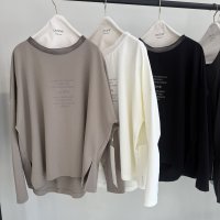 ●期間限定●ご予約10倍ポイント対象●ayane26ss【11/21 LIVEアイテム】ポンチ素材ゆるTシャツ（予約/2）