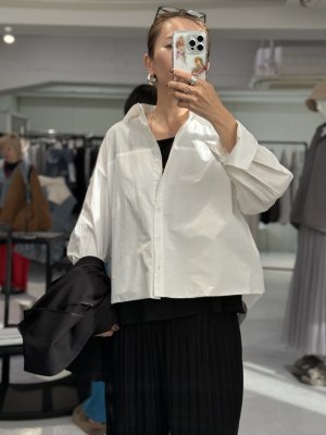 画像9: ●期間限定●ご予約10倍ポイント対象●ayane26ss【11/21 LIVEアイテム】裾立体タックシャツ（予約/3）