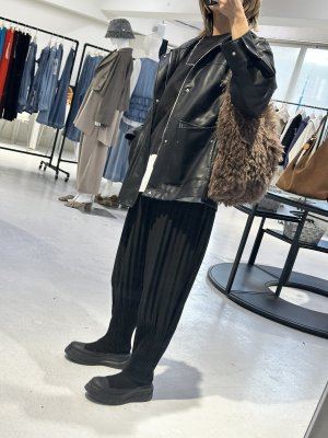 画像4: ●期間限定●ご予約10倍ポイント対象●ayane26ss【11/21 LIVEアイテム】プリーツ加工テーパードパンツ（予約/2）