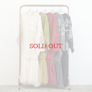 画像5: ●期間限定●【11/24 LIVEアイテム】ドッキングニット×チュールワンピ（予約/1）