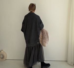 画像16: ●期間限定●ご予約5倍ポイント対象●【11/24 LIVEアイテム】ドッキングニット×チュールワンピ（予約/1）