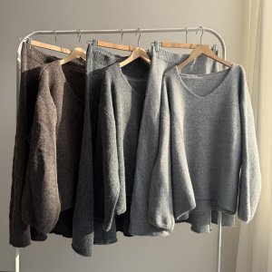 画像2: ●期間限定●ご予約5倍ポイント対象●【11/24 LIVEアイテム】もっちりニットセットアップ（予約/1）