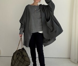 画像4: ●期間限定●ご予約5倍ポイント対象●【11/24 LIVEアイテム】BIGポケットとろみカーデ（予約/1）