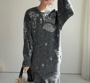 画像18: ●期間限定●ご予約5倍ポイント対象●【11/24 LIVEアイテム】ドッキングニット×チュールワンピ（予約/1）