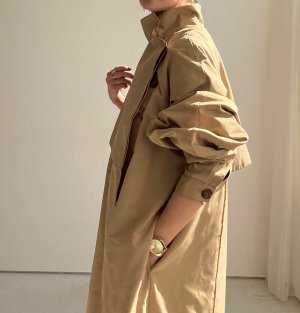 画像10: ●期間限定●ご予約10倍ポイント対象●【11/24 LIVEアイテム】立体スリーブロングトレンチ（予約/3）