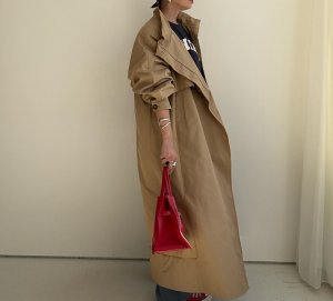 画像8: ●期間限定●ご予約10倍ポイント対象●【11/24 LIVEアイテム】立体スリーブロングトレンチ（予約/3）