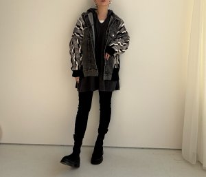 画像6: ●期間限定●ご予約5倍ポイント対象●【11/24 LIVEアイテム】デニムドッキングニットカーデ（予約/1）