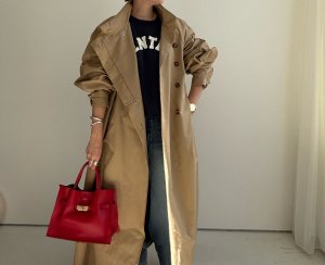 画像2: ●期間限定●ご予約10倍ポイント対象●【11/24 LIVEアイテム】立体スリーブロングトレンチ（予約/3）