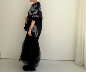 画像13: ●期間限定●ご予約5倍ポイント対象●【11/24 LIVEアイテム】ドッキングニット×チュールワンピ（予約/1）