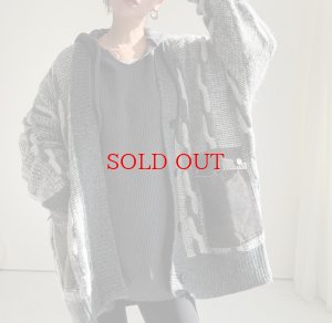 画像1: ●期間限定●【11/24 LIVEアイテム】デニムポケットミックスカラーニットカーデ（予約/1）