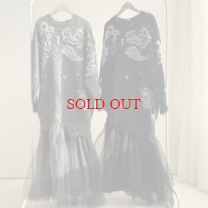 画像3: ●期間限定●【11/24 LIVEアイテム】ドッキングニット×チュールワンピ（予約/1）