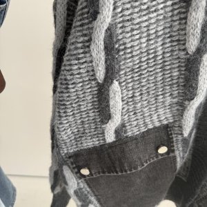 画像3: ●期間限定●ご予約5倍ポイント対象●【11/24 LIVEアイテム】デニムポケットミックスカラーニットカーデ（予約/1）