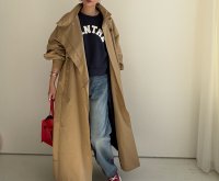 ●期間限定●ご予約10倍ポイント対象●【11/24 LIVEアイテム】立体スリーブロングトレンチ（予約/3）