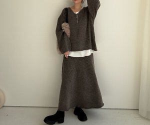 画像13: ●期間限定●ご予約5倍ポイント対象●【11/24 LIVEアイテム】もっちりニットセットアップ（予約/1）