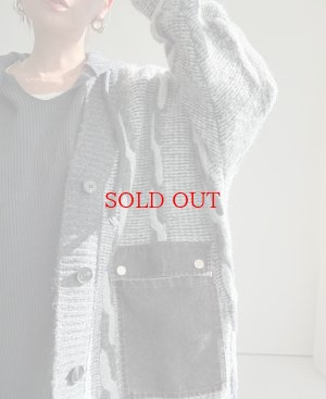 画像4: ●期間限定●【11/24 LIVEアイテム】デニムポケットミックスカラーニットカーデ（予約/1）