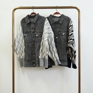 画像5: ●期間限定●ご予約5倍ポイント対象●【11/24 LIVEアイテム】デニムドッキングニットカーデ（予約/1）