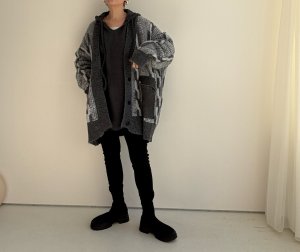 画像7: ●期間限定●ご予約5倍ポイント対象●【11/24 LIVEアイテム】デニムポケットミックスカラーニットカーデ（予約/1）