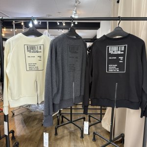 画像1: ●メーカー在庫限り●SALE●30日まで●【11/28 LIVEアイテム】裏毛布バックロゴスエット