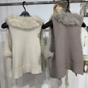 画像2: ●メーカー在庫限り●30日まで●【11/28 LIVEアイテム】クリアラメニットファーベスト