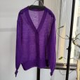 画像2: ●メーカー在庫限り●半額SALE●30日まで●【11/28 LIVEアイテム】モヘヤ混パープルカーデ (2)