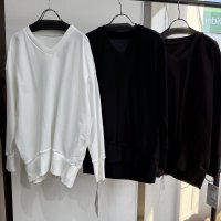 ●メーカー在庫限り●30日まで●【11/28 LIVEアイテム】セットアップ可能◎日本製◎裏起毛Vネックプルオーバー