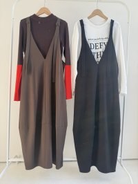 ●肩紐調整可能【12/9 LIVEアイテム】裏起毛コクーンワンピ