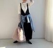画像10: ●肩紐調整可能【12/9 LIVEアイテム】裏起毛コクーンワンピ (10)