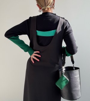 画像5: ●びよーんと伸びるリブニット【12/9 LIVEアイテム】配色アームウォーマーリブニット