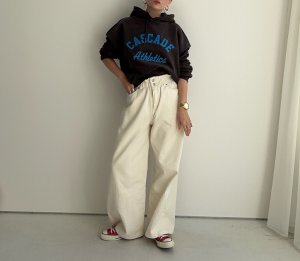 画像3: ●期間限定●ご予約5倍ポイント対象●【12/6 LIVEアイテム】ウエストギャザーホワイトデニム（予約/1）