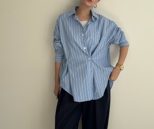 画像3: ●期間限定●ご予約5倍ポイント対象●【12/6 LIVEアイテム】アレンジデザインストライプシャツ（予約/1）