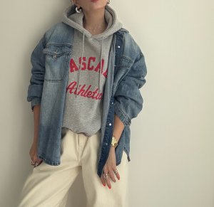 画像5: ●期間限定●ご予約5倍ポイント対象●【12/6 LIVEアイテム】CASCADE配色ステッチ裏起毛パーカー（予約/1）