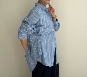 画像4: ●期間限定●ご予約5倍ポイント対象●【12/6 LIVEアイテム】アレンジデザインストライプシャツ（予約/1）