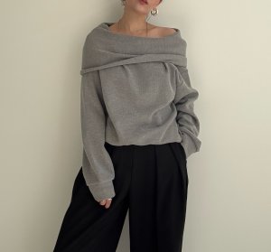 画像2: ●期間限定●ご予約5倍ポイント対象●【12/6 LIVEアイテム】オフショル＆パーカー2WAYプルオーバー（予約/1）