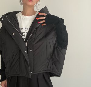 画像22: ●メーカー生産枠限り●なくなり次第終了【12/9LIVEアイテム】リブ袖ドッキング中綿ジャケット（メーカー確認後お取り寄せ）