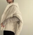 画像12: ●メーカー生産枠限り●なくなり次第終了【12/9LIVEアイテム】リブ袖ドッキング中綿ジャケット（メーカー確認後お取り寄せ） (12)