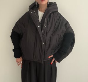 画像21: ●メーカー生産枠限り●なくなり次第終了【12/9LIVEアイテム】リブ袖ドッキング中綿ジャケット（メーカー確認後お取り寄せ）