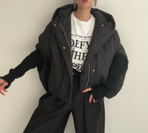 画像19: ●メーカー生産枠限り●なくなり次第終了【12/9LIVEアイテム】リブ袖ドッキング中綿ジャケット（メーカー確認後お取り寄せ）