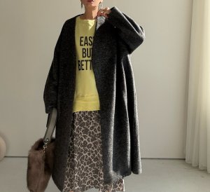 画像2: ●数量限定【12/9 LIVEアイテム】ノーカラーウールコーディガン