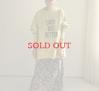 ●大人のカジュアルスタイルに【12/9 LIVEアイテム】裏起毛オーバーロゴスエット