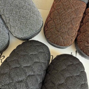 画像2: ●メーカー在庫限り●なくなり次第終了【12/11LIVEアイテム】総裏ファーグリッターモックシューズ（メーカー確認後お取り寄せ）