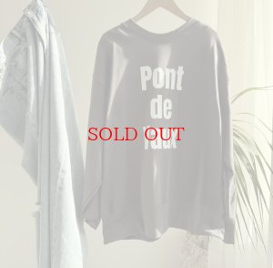 画像1: ●SALE●【12/13 LIVEアイテム】前後2WAY●Vネックロゴスエット